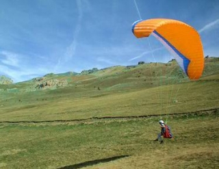 aterrizaje en parapenle